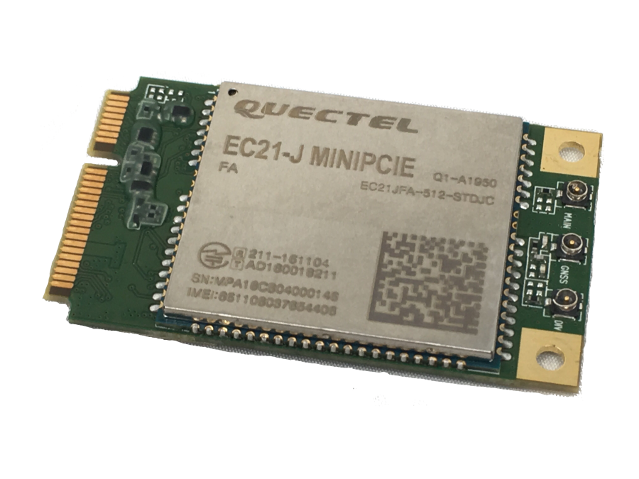 LTE Cat.1 モジュール本体 EC21-J Mini PCIe（GNSS なし）
